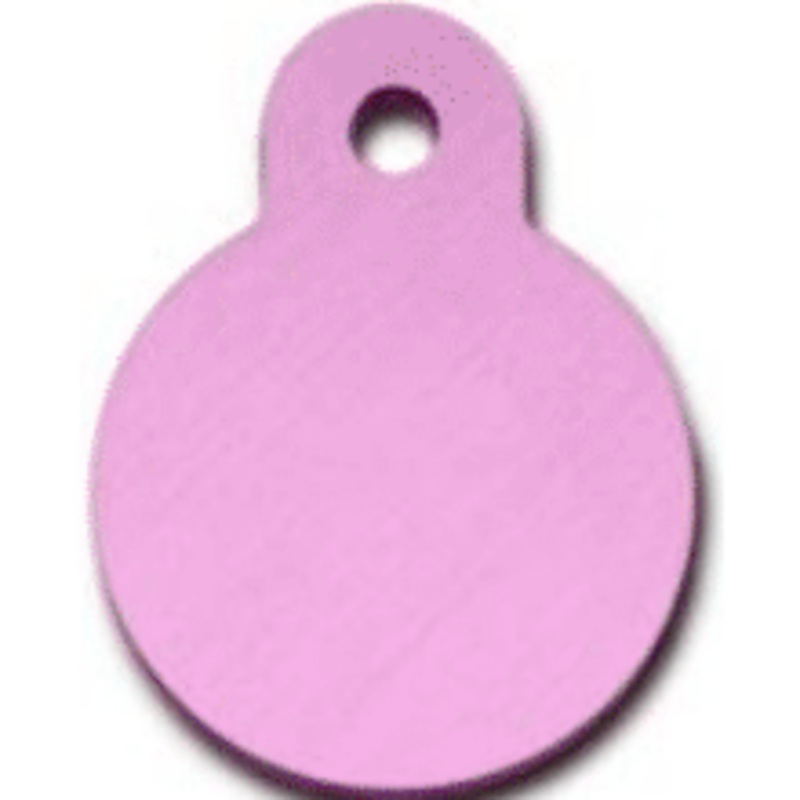 I.D Tag Circle Small Pink 2.1×2.3cm
