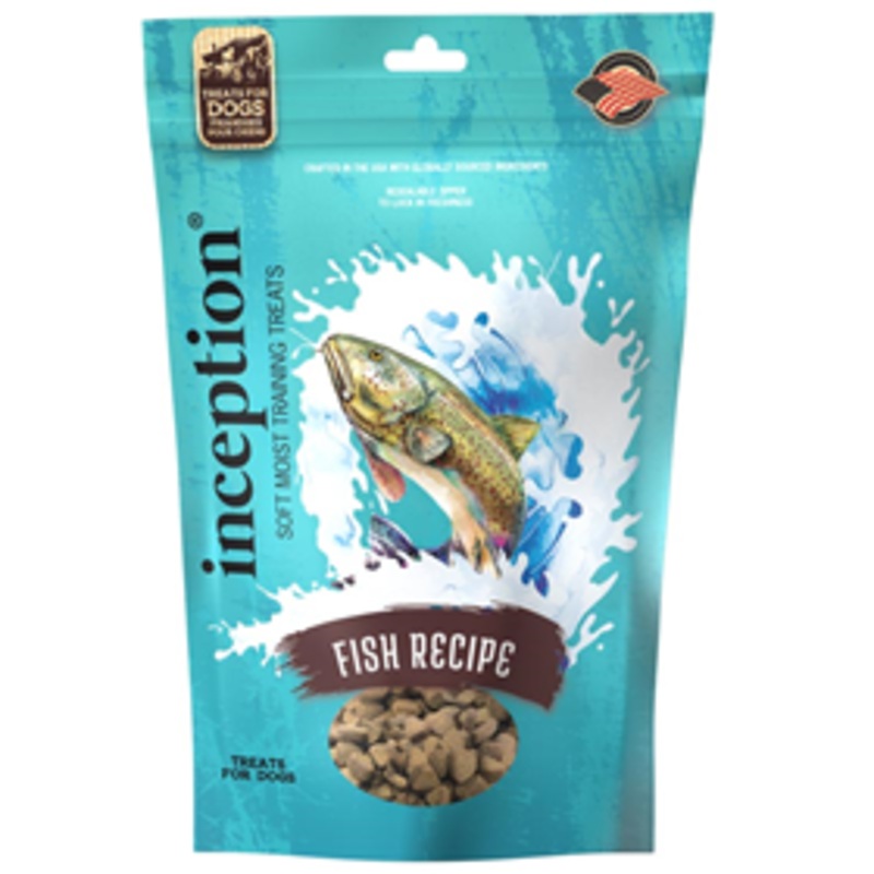 Inception Soft Moist Training Treats Fish Recipe 4 oz.