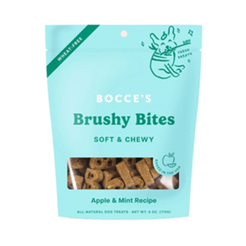 Bocce’s Bakery Dailies Brushy Bites Soft & Chewy Treats 6 oz.
