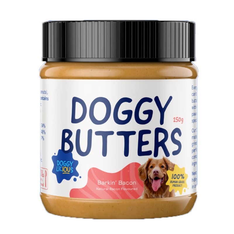Doggylicious Barkin’ Bacon Doggy Butters 250g