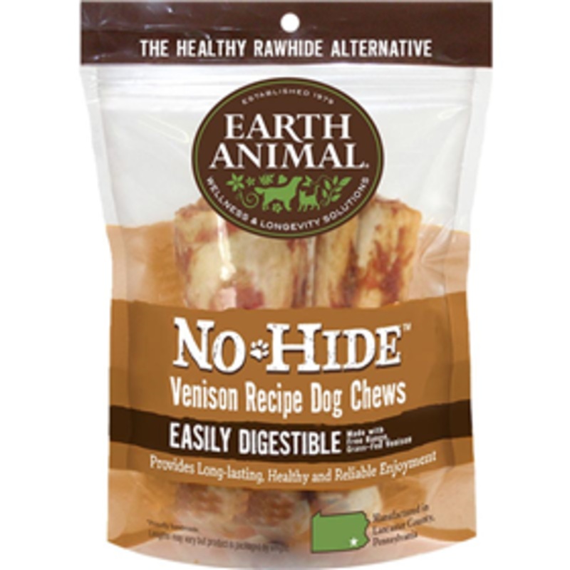 Earth Animal No-Hide Venison Dog Chew Small 2pk