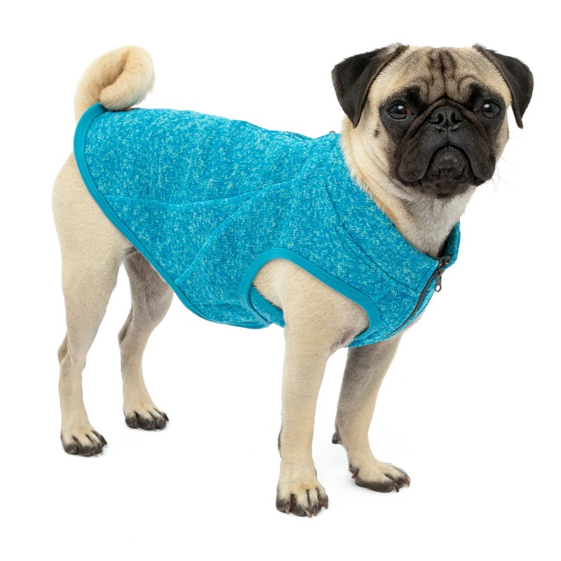 Kurgo Core Dog Sweater – Heather Blue