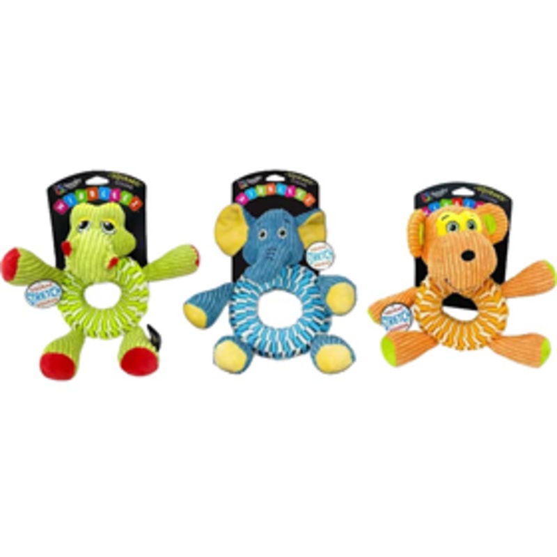 SpunkyPup Wibbleez Round Tug Toy