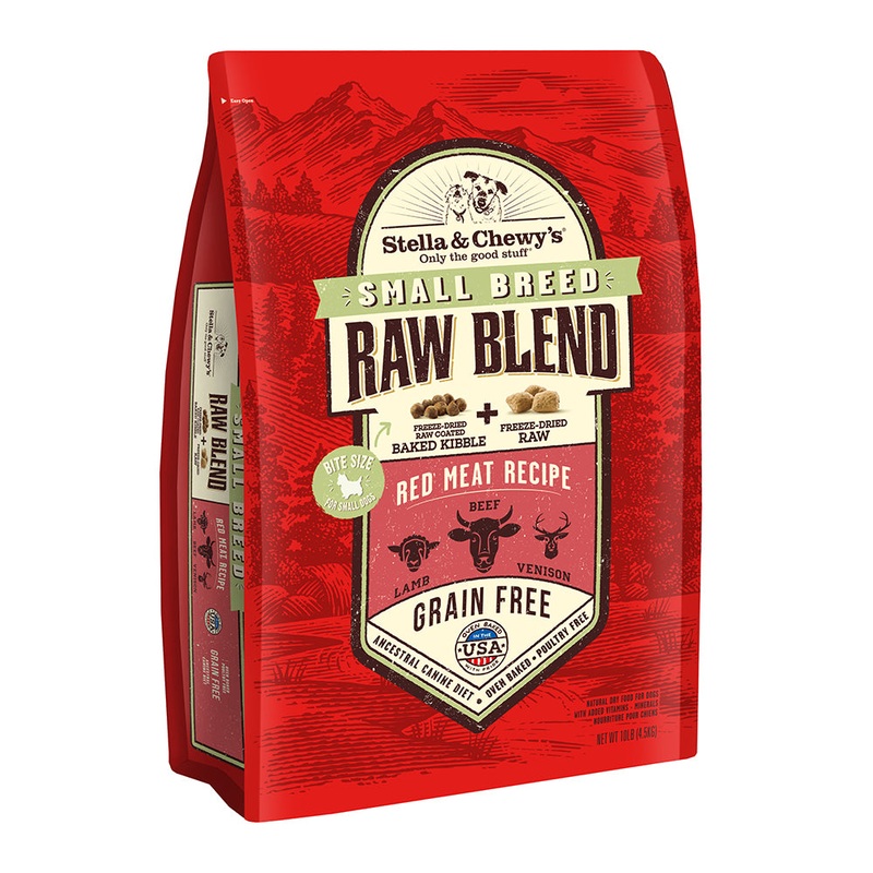 Stella & Chewy’s Dog Raw Blend Kibble Small Breed Red Meat Recipe 10lb