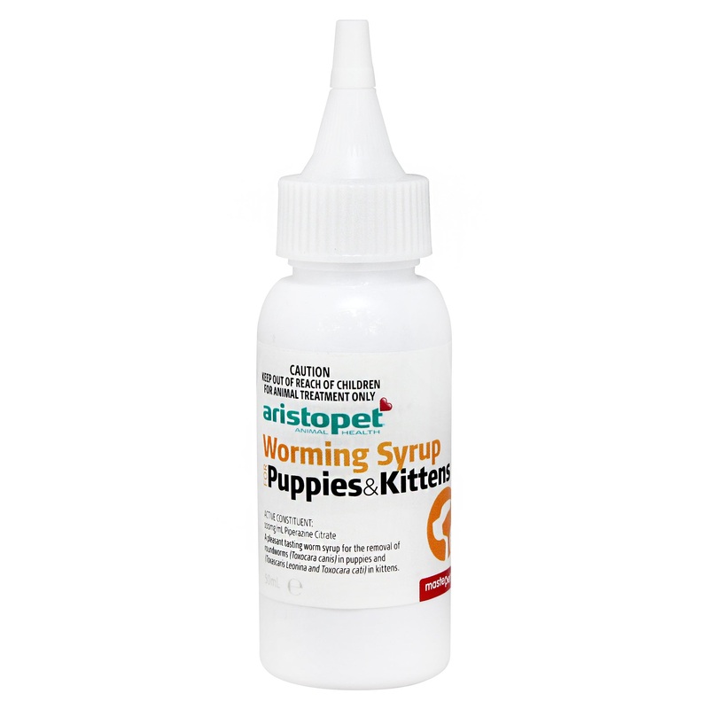 Aristopet Worming Syrup for Puppies & Kittens  50mL