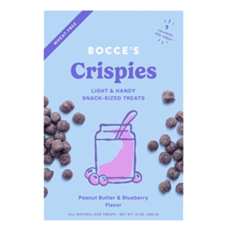 Bocce’s Bakery Crispies Peanut Butter & Blueberry 10 oz.