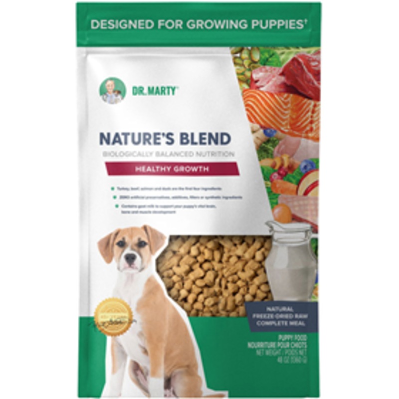 Dr. Marty Nature’s Blend Healthy Growth Dog Food 48 oz