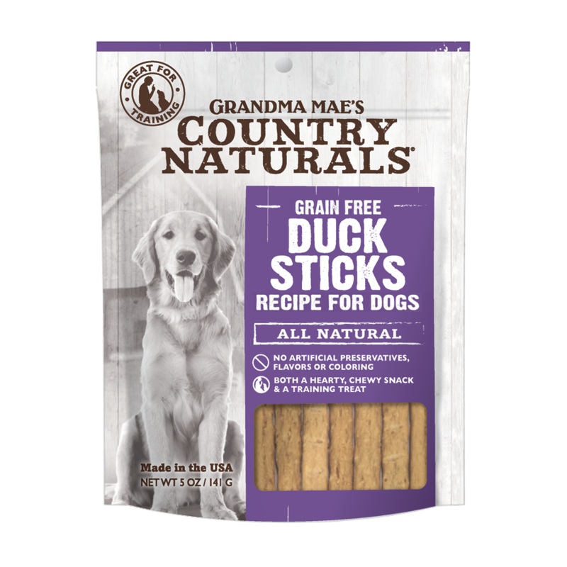 Grandma Mae’s Country Naturals Grain Free Duck Sticks 5oz