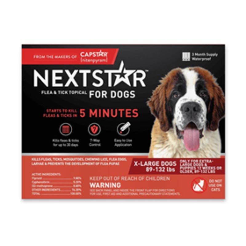 NextStar Flea & Tick Topical X-Large Dogs 89-132 lbs