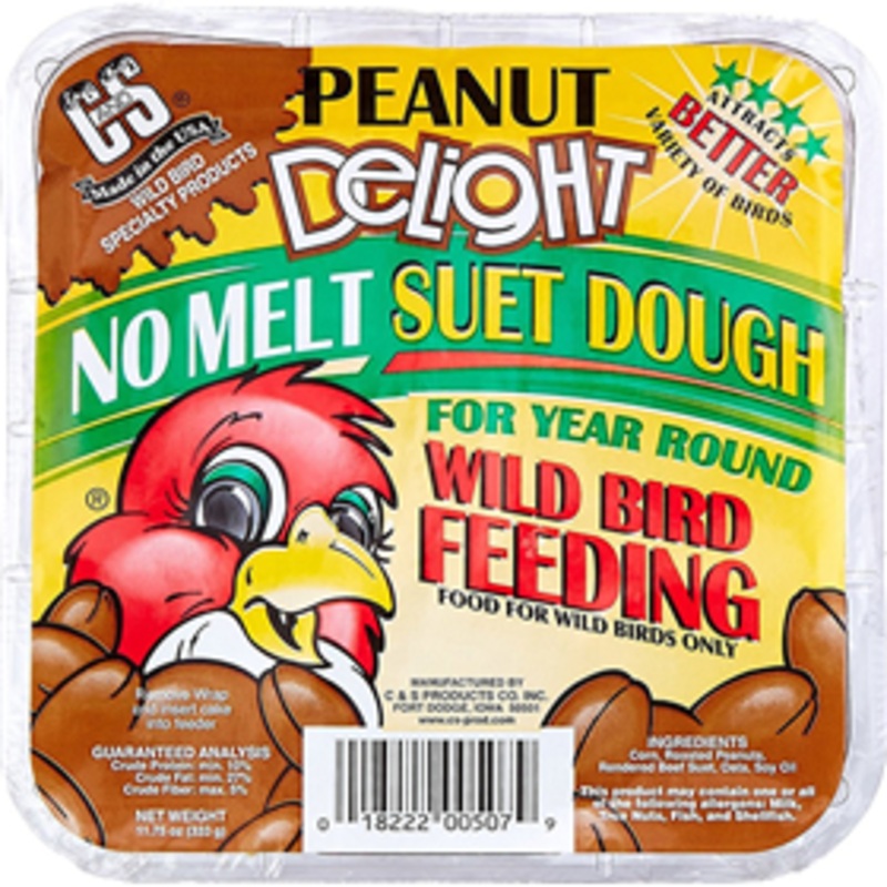 Peanut Delight No Melt Wild Bird Suet Dough 11.75 oz.