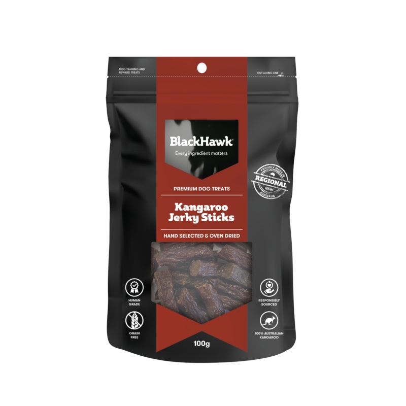 Black Hawk Jerky Sticks Dog Treats 100g