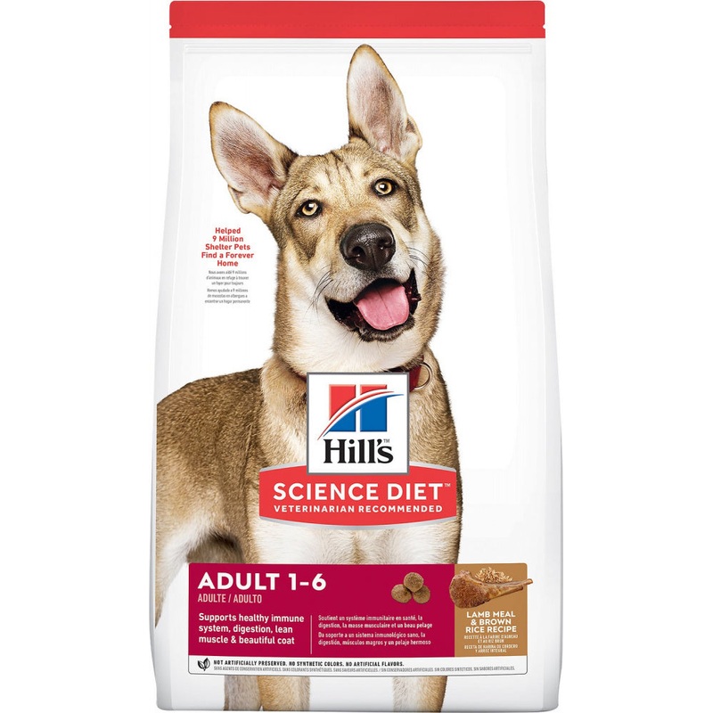 Hill’s Science Diet Adult Lamb Meal & Brown Rice Recipe  Dry Dog Food