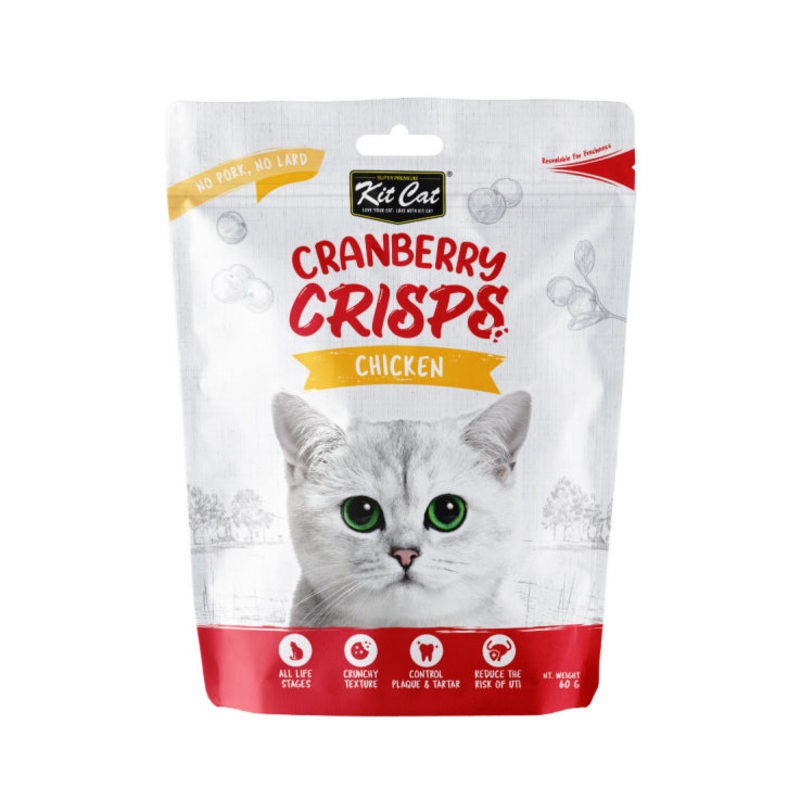 Kit Cat Cranberry Crisps 60g|Chicken|Salmon|Tuna|Seafood