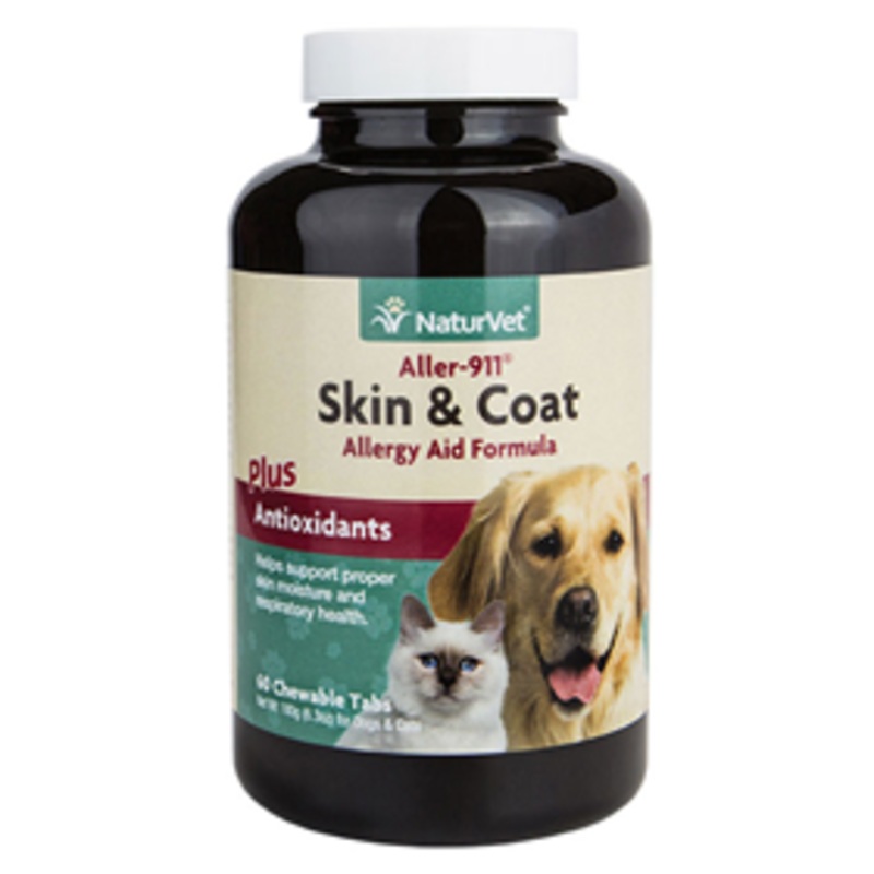 NaturVet Aller-911 Skin & Coat Tabs