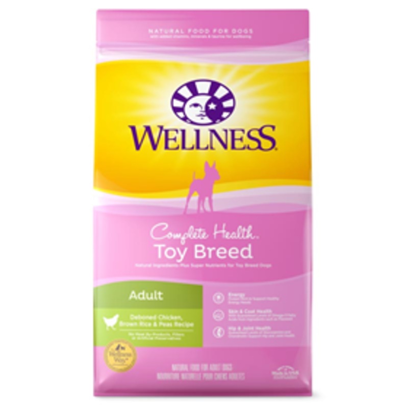 Wellness Complete Health Toy Breed Adult Dog Food 4lb Bag