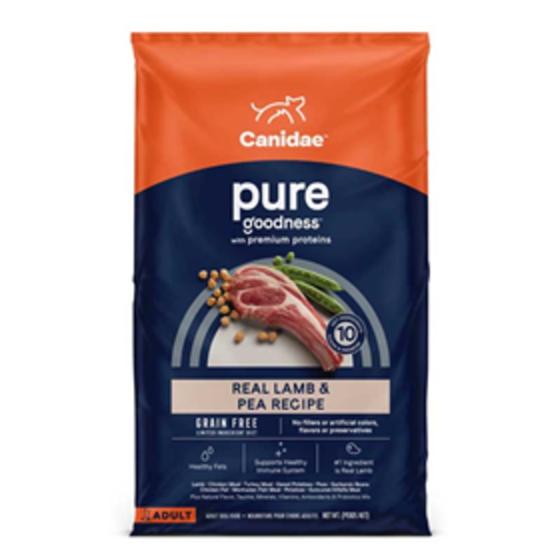 CANIDAE Grain Free Pure Real Lamb & Pea Recipe Dog Food