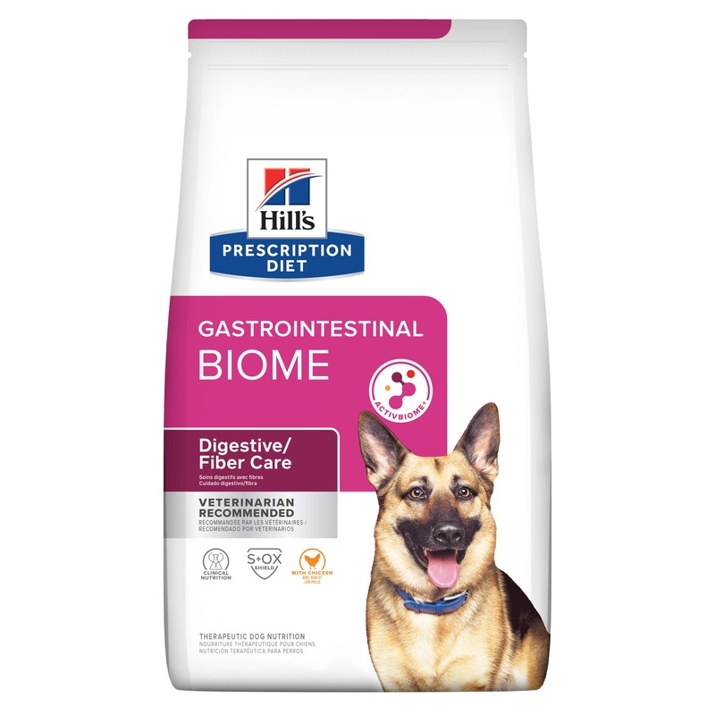 Hill’s Prescription Diet Gastrointestinal Biome Digestive/Fibre Care Dry Dog Food 3.6kg