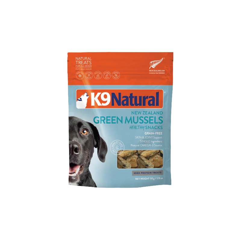 K9 Natural Green Mussels Healthy Dog Snacks 50g