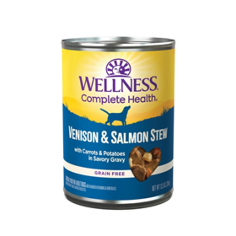 Wellness Venison & Salmon Stew with Potatoes & Carrots Dog Food 12.5 oz.