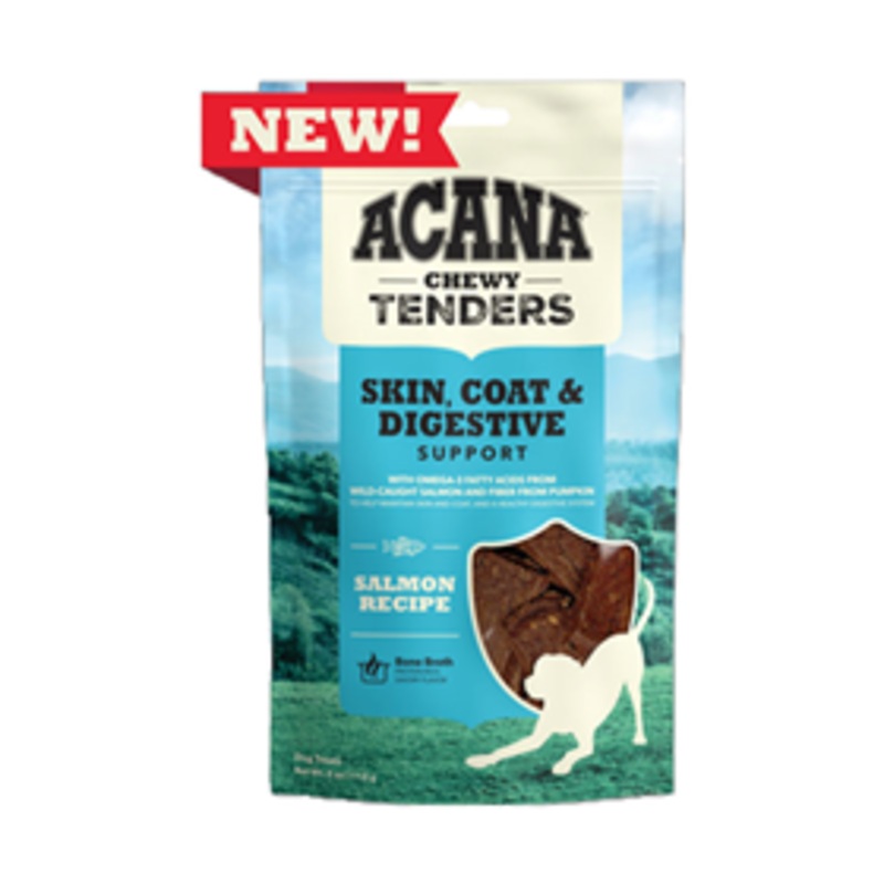 ACANA Chewy Tenders Salmon Jerky Dog Treats 4oz bag