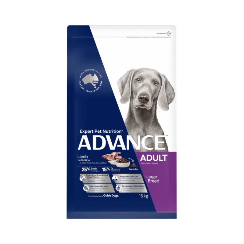 Advance Total Wellbeing Large Breed Lamb with Rice Adult Dog Dry Food