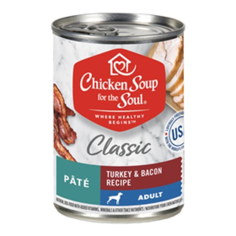 Chicken Soup Classic Pate Turkey & Bacon Recipe for Adult Dogs 13 oz.
