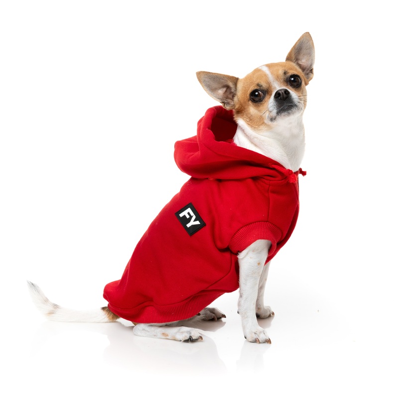 FuzzYard Flash Dog Hoodie Red|1|2|3|4|5|6