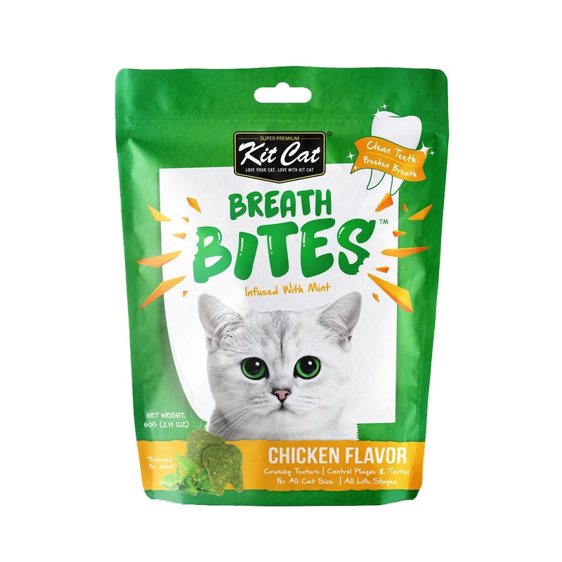 Kit Cat Breath Bites Cat Treat Chicken 60g