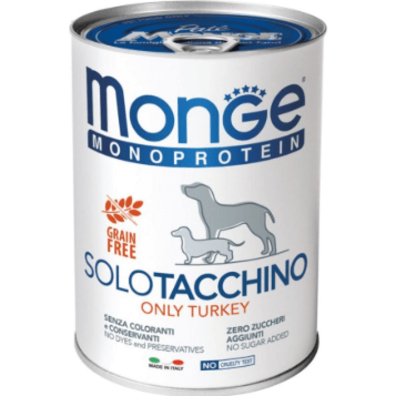 Monge Superpremium Monoprotein Turkey Pate 400gr