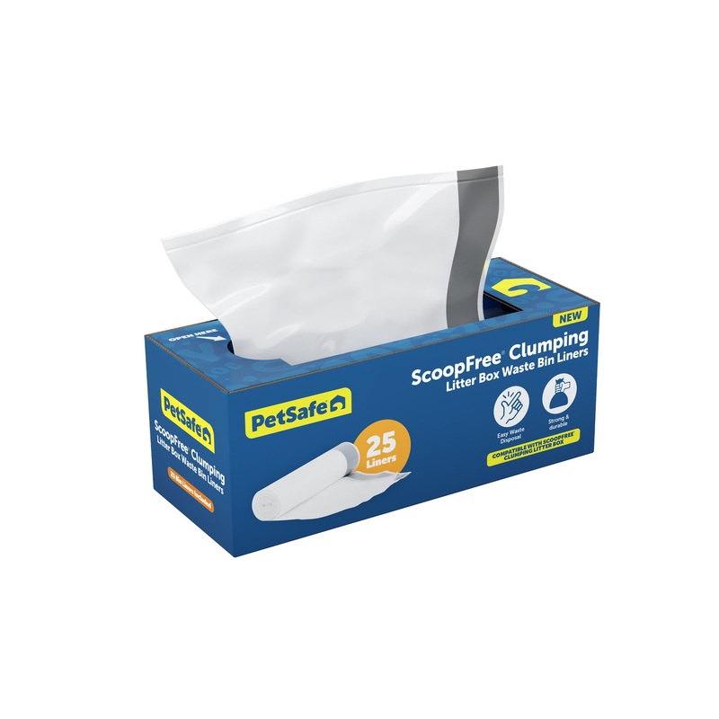 PetSafe ScoopFree Litter Box Waste Bin Liners – 25 Pack
