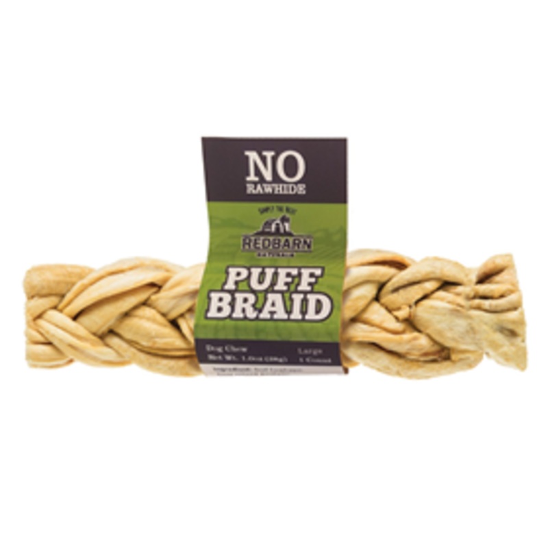 Redbarn Puff Braid Dog Chew