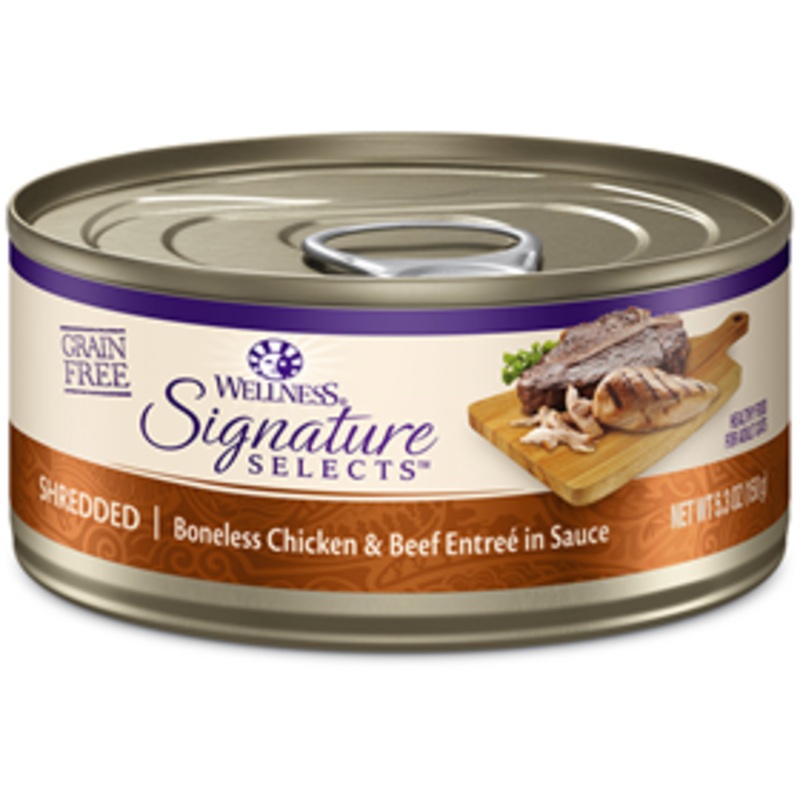 Wellness CORE Signature Selects Shredded Chicken & Beef Cat Food 2.8oz