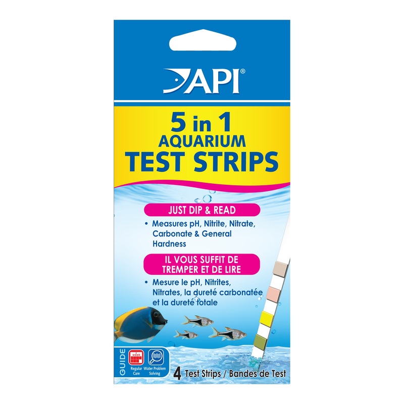 API 5 in 1 Freshwater and Saltwater Aquarium Test Strips