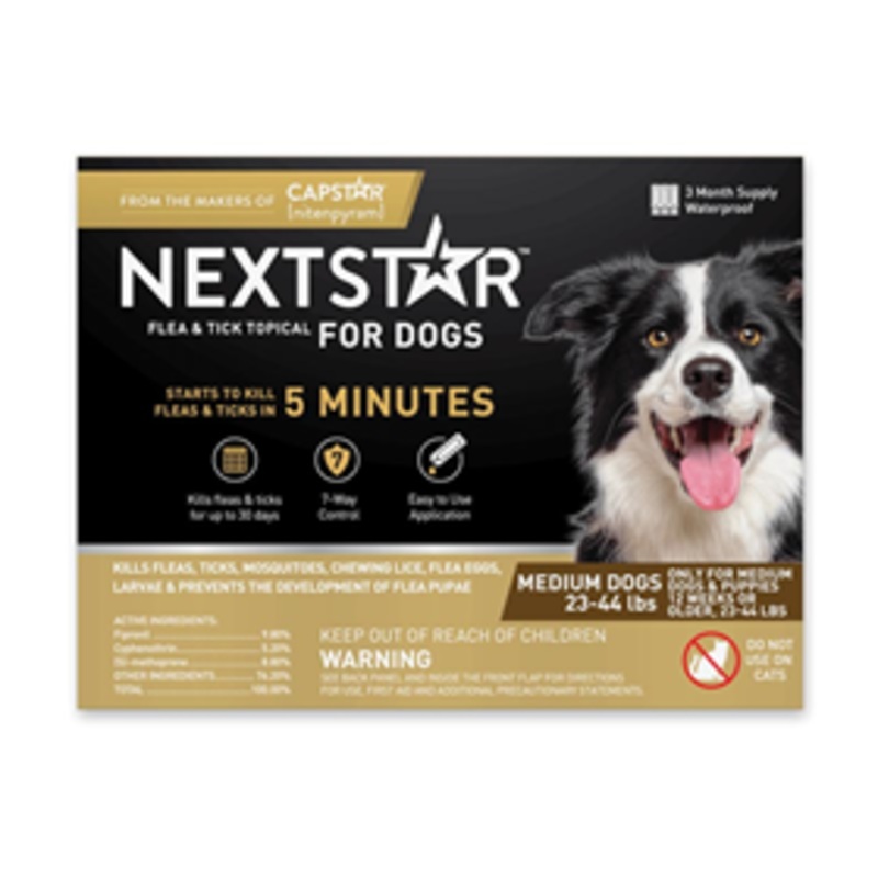 NextStar Flea & Tick Topical Medium Dogs 23-44 lbs.