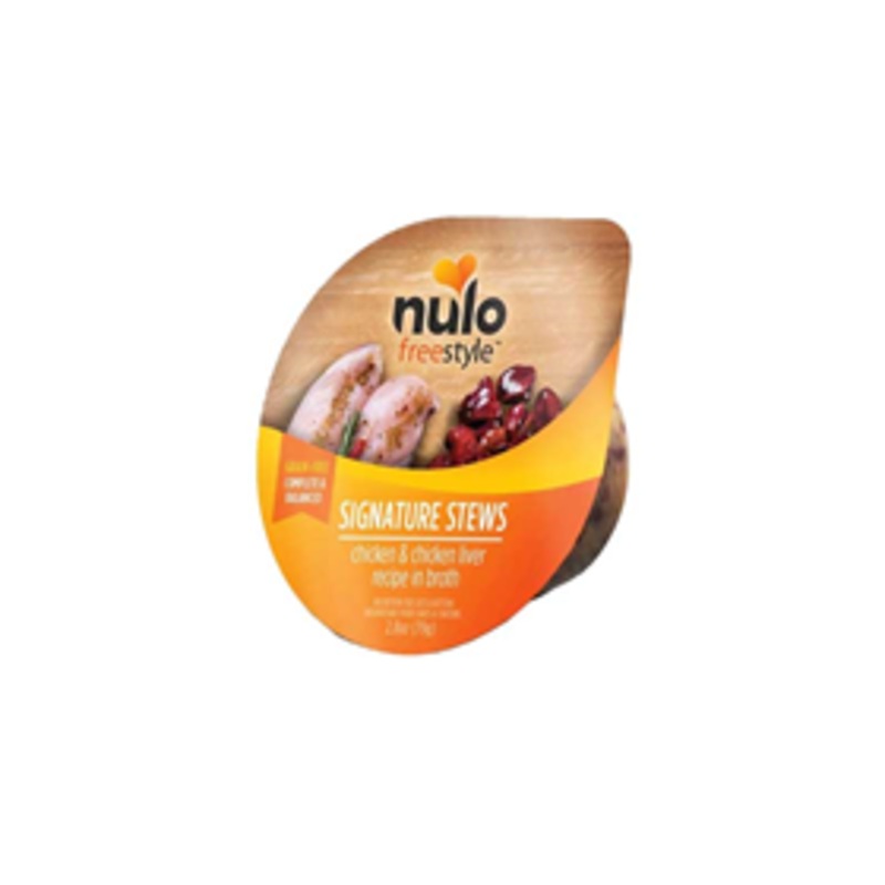 Nulo Freestyle Cat and Kitten Grain Free Stew Chicken and Chicken Liver 2.8oz