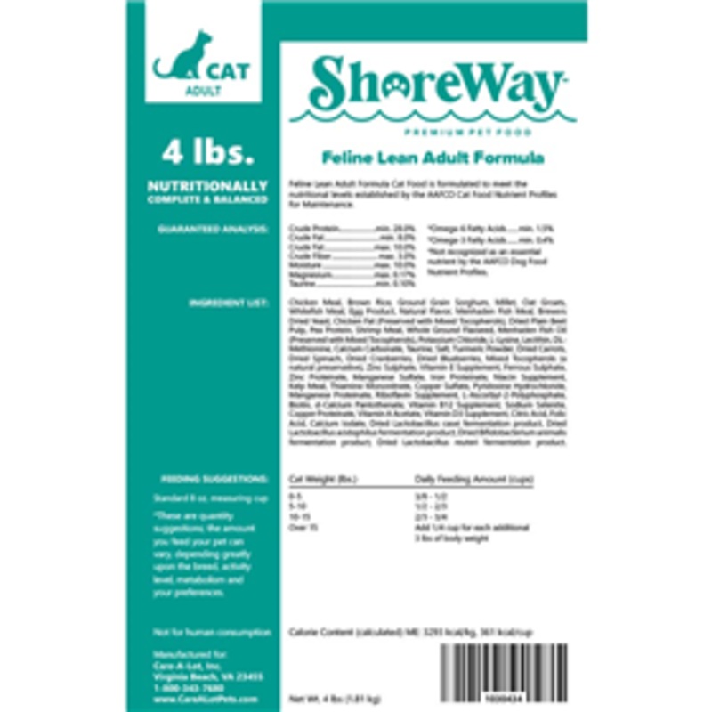 ShoreWay Feline Lean Adult Formula Dry Cat Food