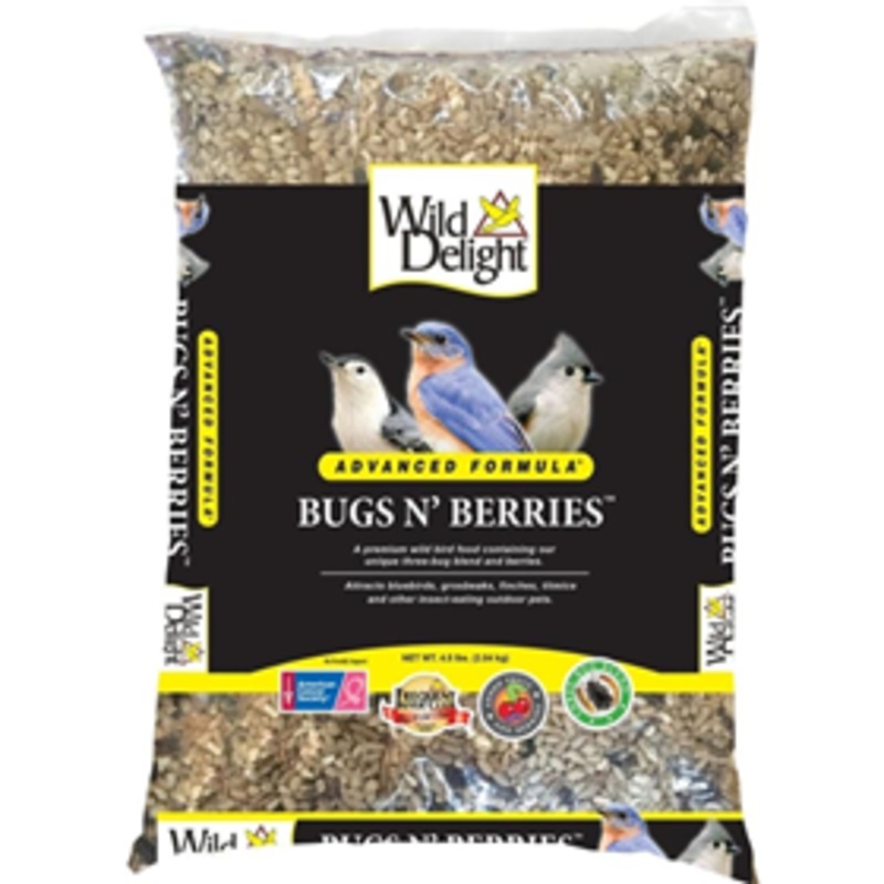 Wild Delight Bugs N’ Berries Wild Bird Food 4.5 lbs