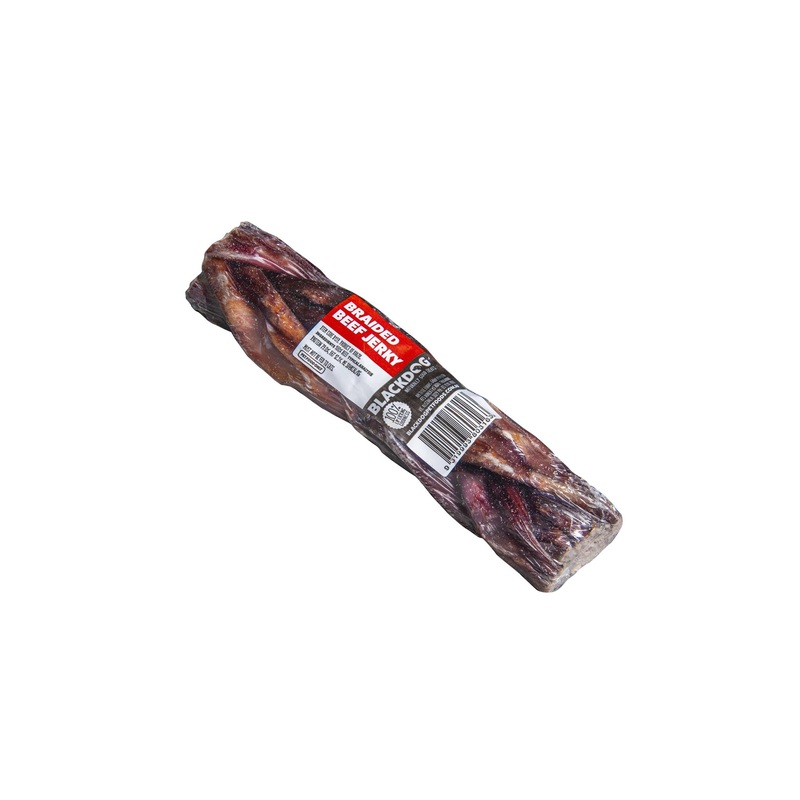 Blackdog Braided Beef Jerky Dog Treat