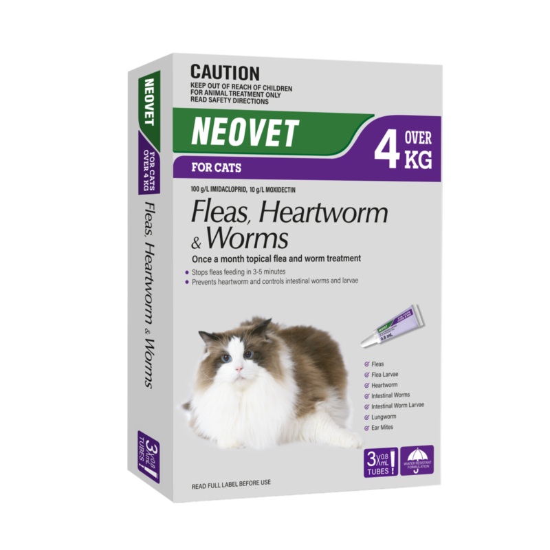 Neovet for Cats Over 4kg|3 Pack|6 Pack