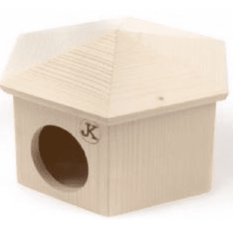 Wooden House for Rodents 17x11cm