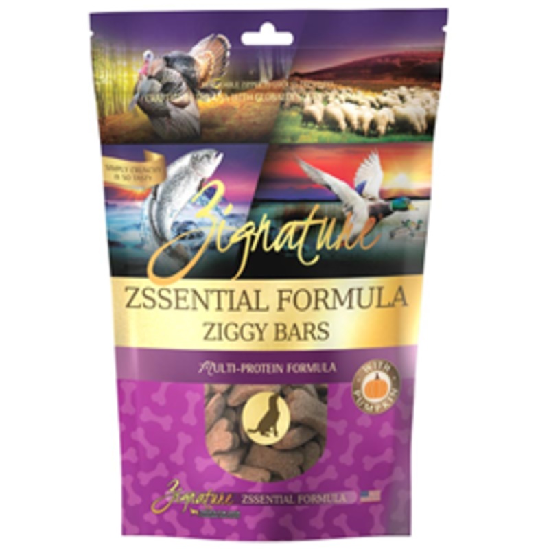 Zignature Zssential Formula Ziggy Bars Treat for Dogs 12 oz.