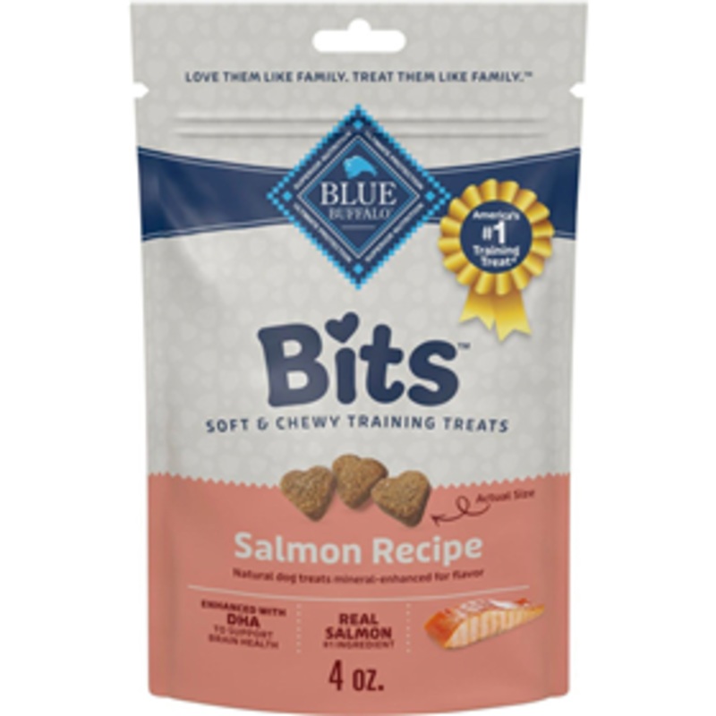 Blue Bits Savory Salmon Soft-Moist Training Treats 4 oz.