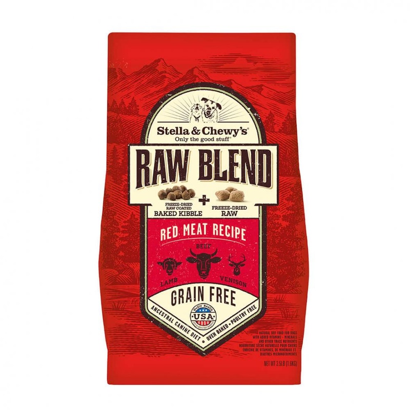 Stella & Chewy’s Raw Blend Kibble Red Meat Recipe Dry Dog Food