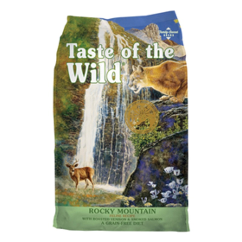 Taste of the Wild Rocky Mountain Feline Recipe with Roasted Venison & Smoked Salmon Cat Food