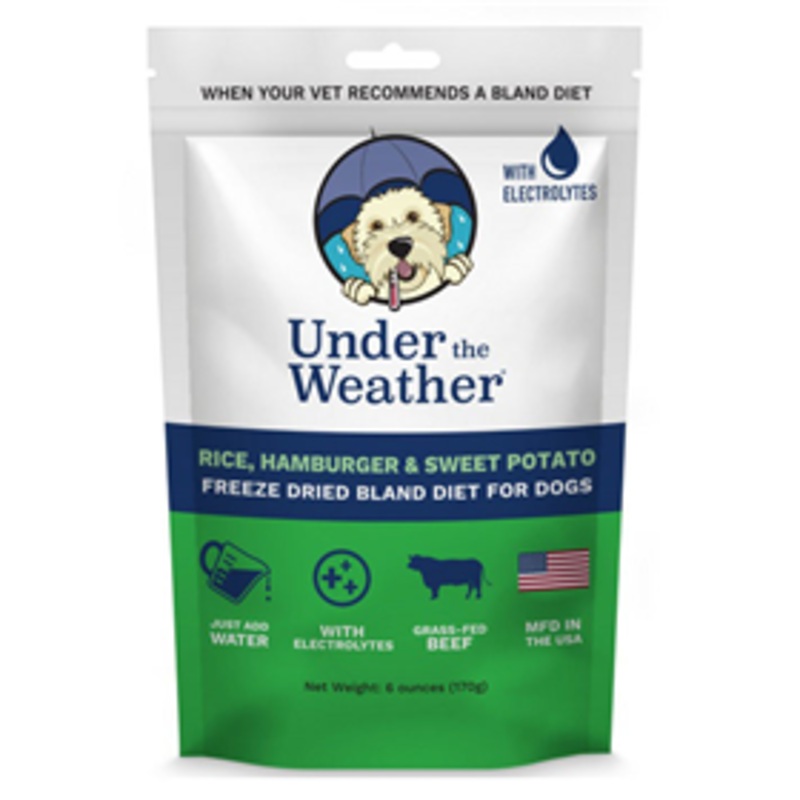 Under The Weather Rice, Hamburger & Sweet Potato Freeze-Dried Bland Diet for Dogs 6 oz