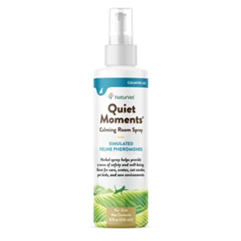 NaturVet Quiet Moments Cat Calming Room Spray 8 oz.