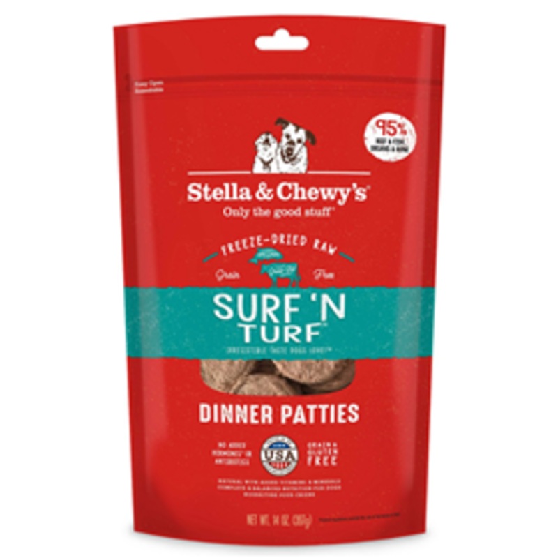 Stella & Chewy’s Surf ‘N Turf Dinner for Dogs Freeze-Dried