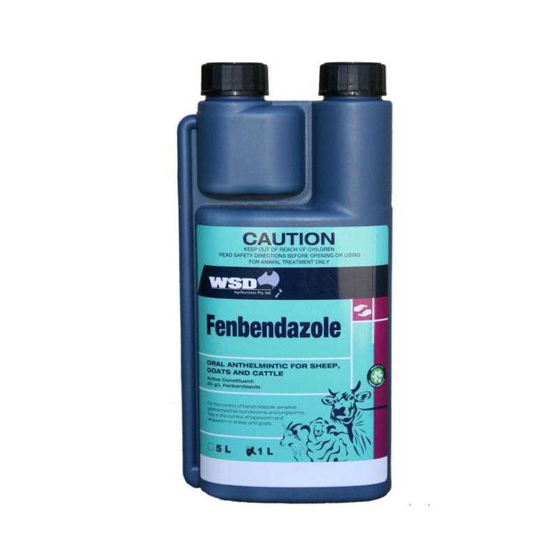 WSD Fenbendazole 25 Oral Anthelmintic for Sheep, Goats & Cattle