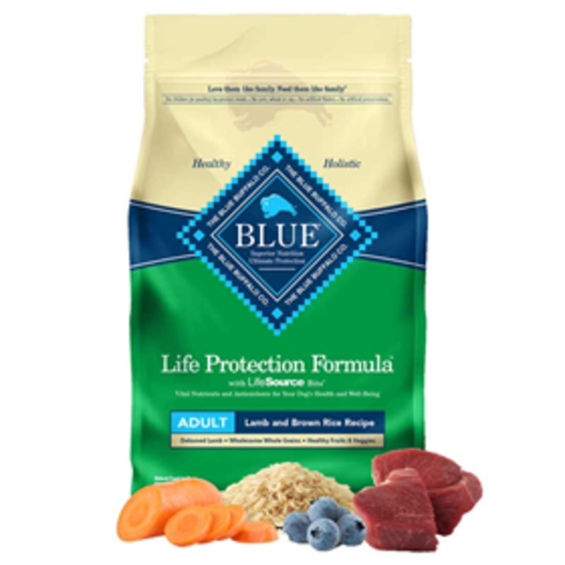 Blue Buffalo Lamb & Brown Rice Recipe for Adult Dogs