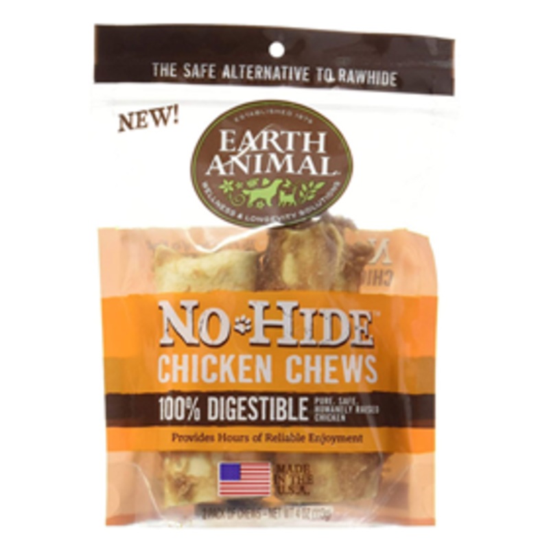 Earth Animal No-Hide Chicken Recipe Dog Chews Small 2pk